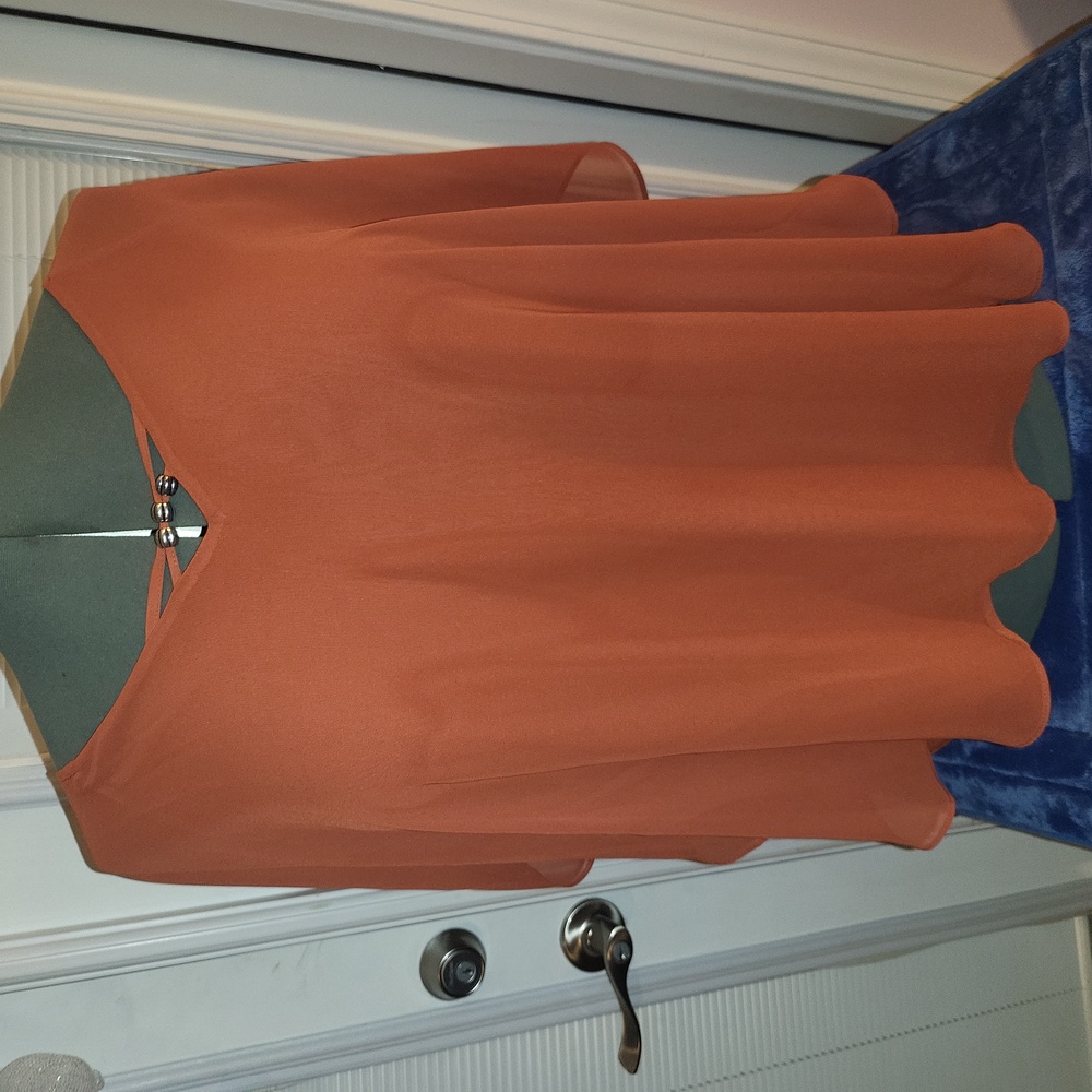 Burnt Orange Blouse